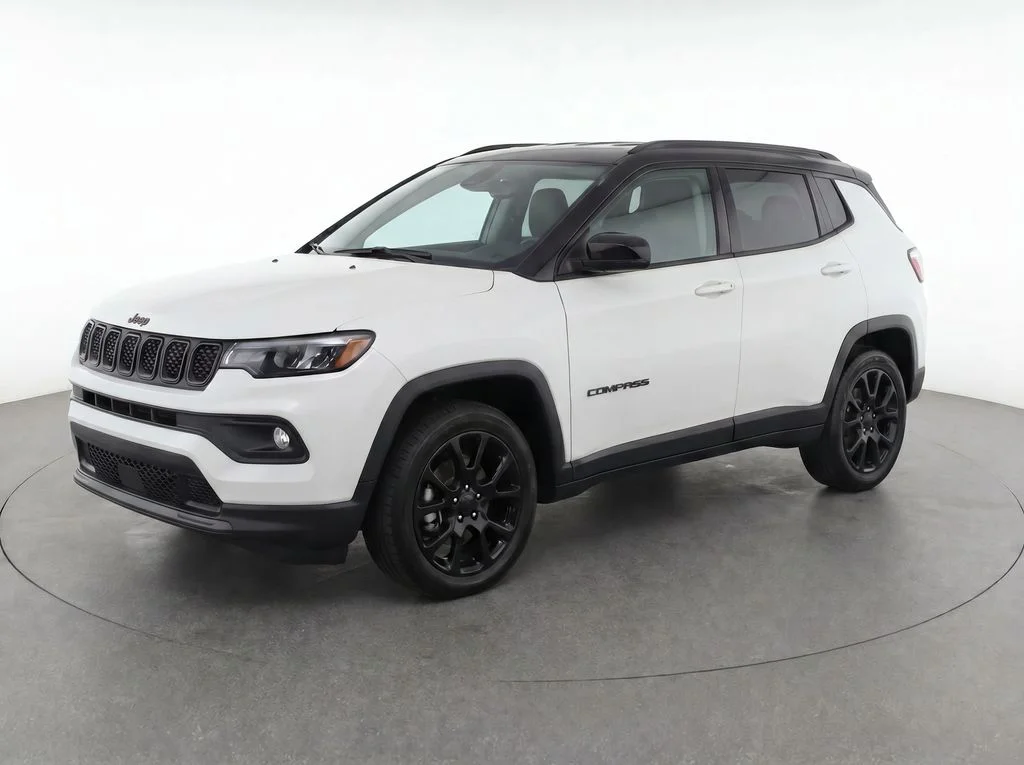 Used 2023 White Jeep Altitude image 1
