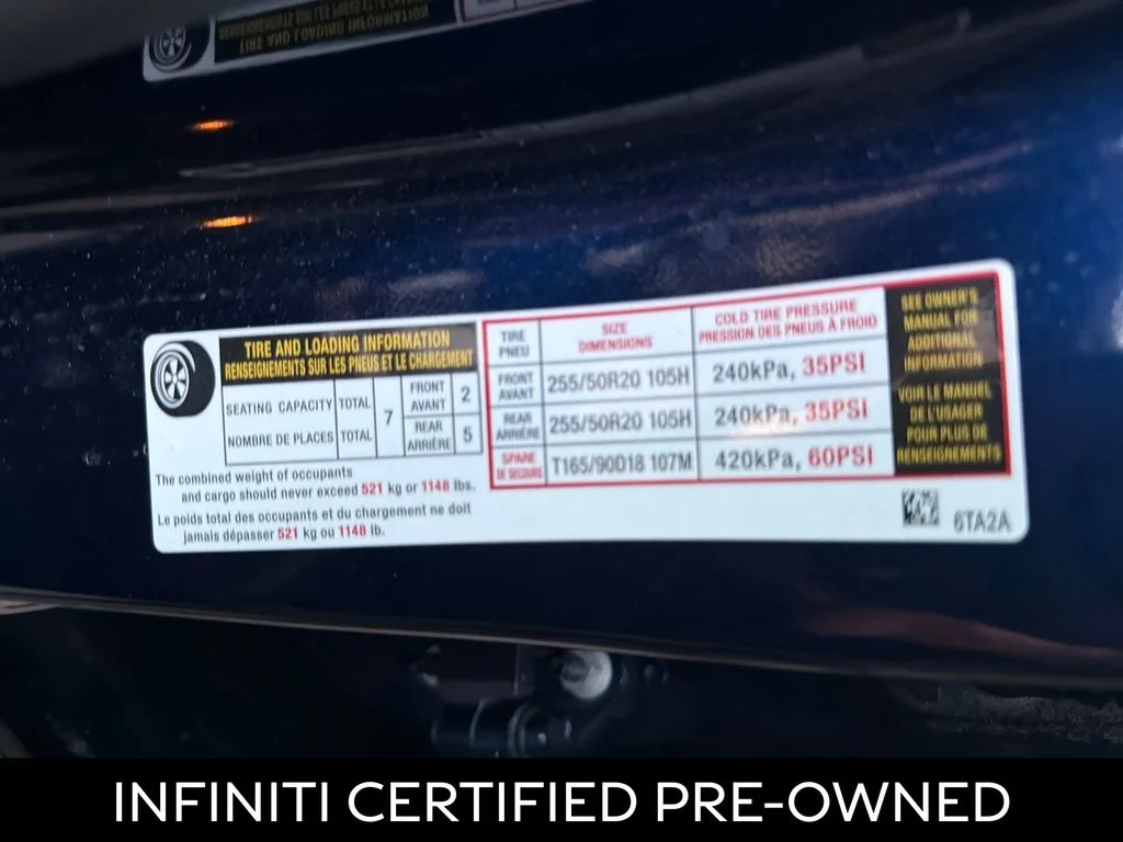 Certified Used 2023 Grand Blue INFINITI LUXE image 6
