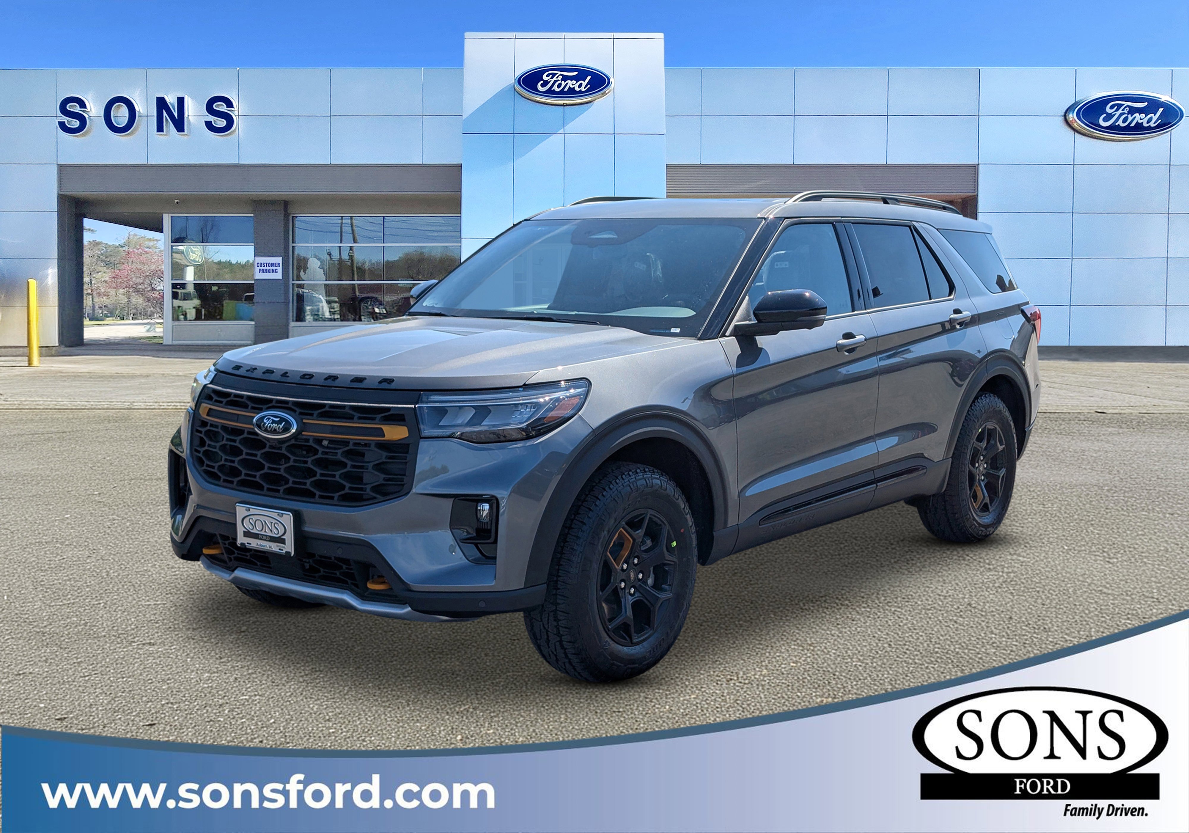 New 2026 Carbonized Gray Metallic FORD Tremor image 1