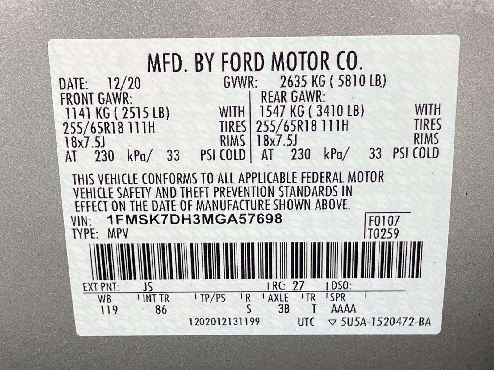 Used 2021 Iconic Silver Ford XLT image 36