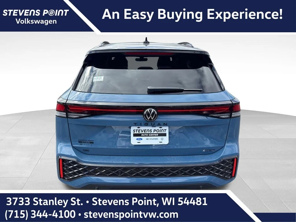 New 2026 Monterey Blue w/Deep Black Roof Volkswagen 2.0T SE R-Line Black image 4