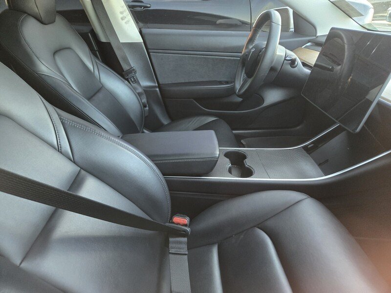 Used 2019 Pearl White Multi-Coat TESLA LONG RANGE AWD image 3
