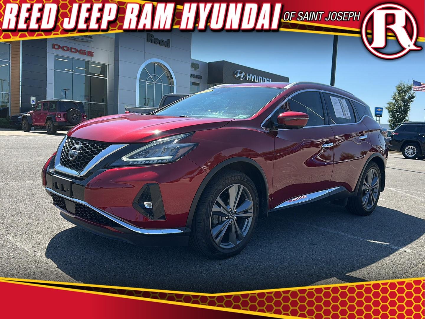 Used 2024 Scarlet Ember Tintcoat Nissan Platinum image 1