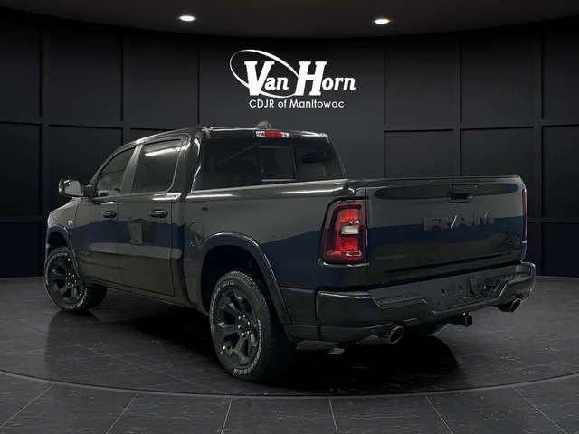 New 2026 Diamond Black Crystal Pearl-Coat Exterior Paint RAM Big Horn/Lone Star image 5