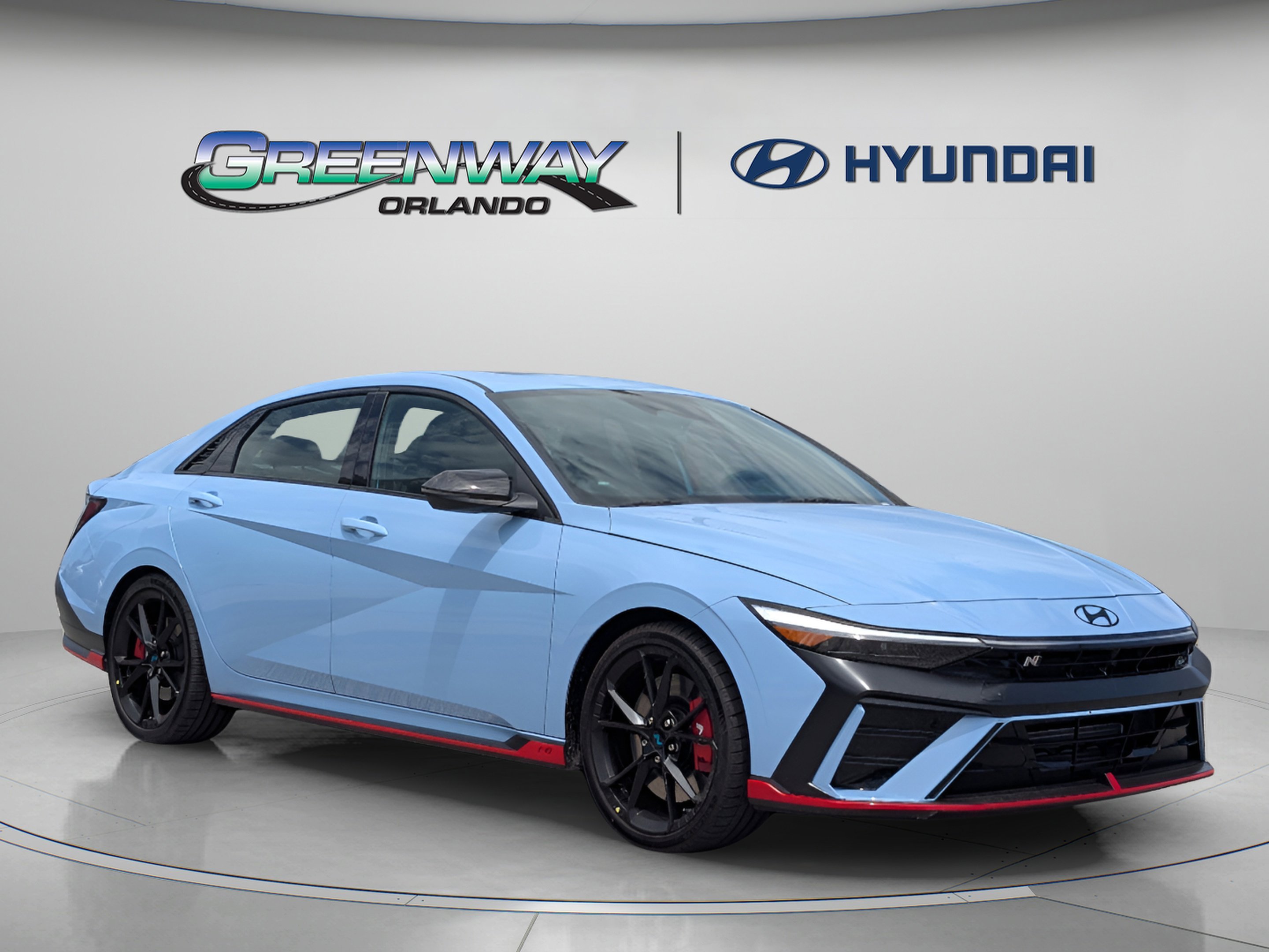 New 2026 Performance Blue Hyundai Sedan image 3