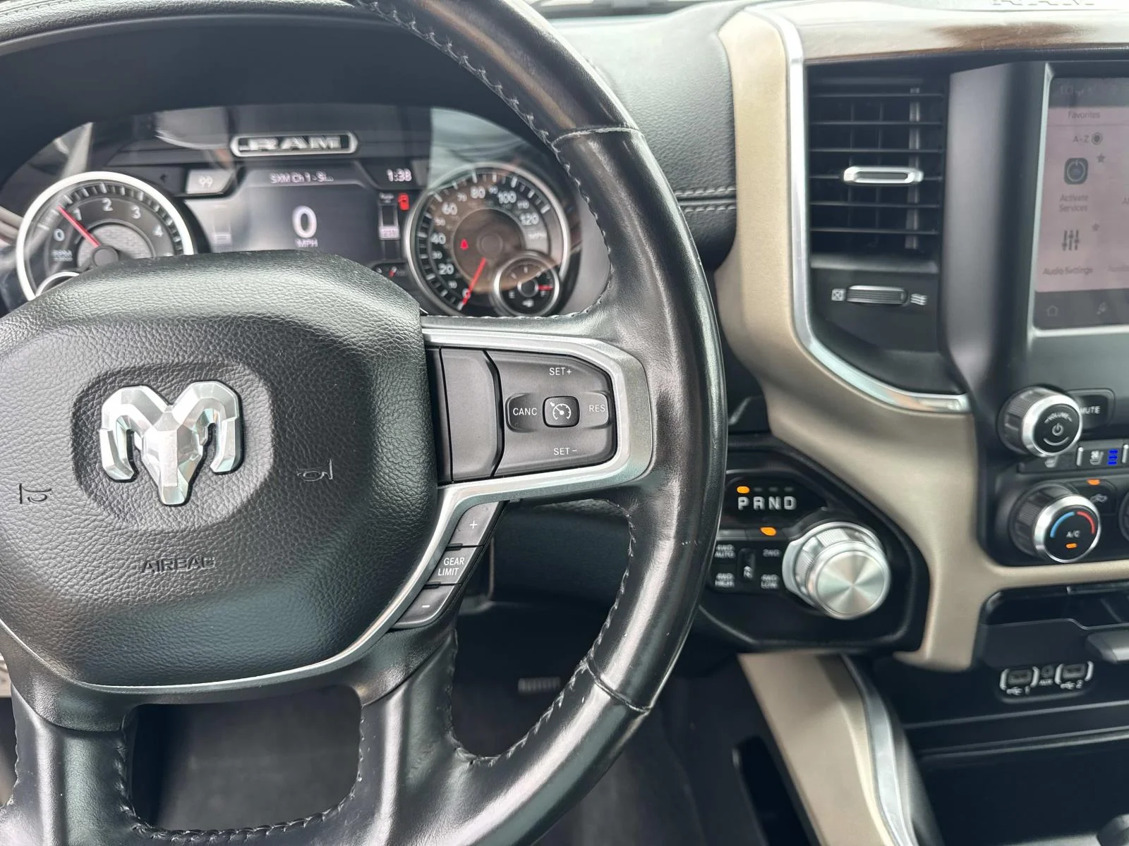 Used 2022 Bright White Clearcoat Ram Laramie image 23