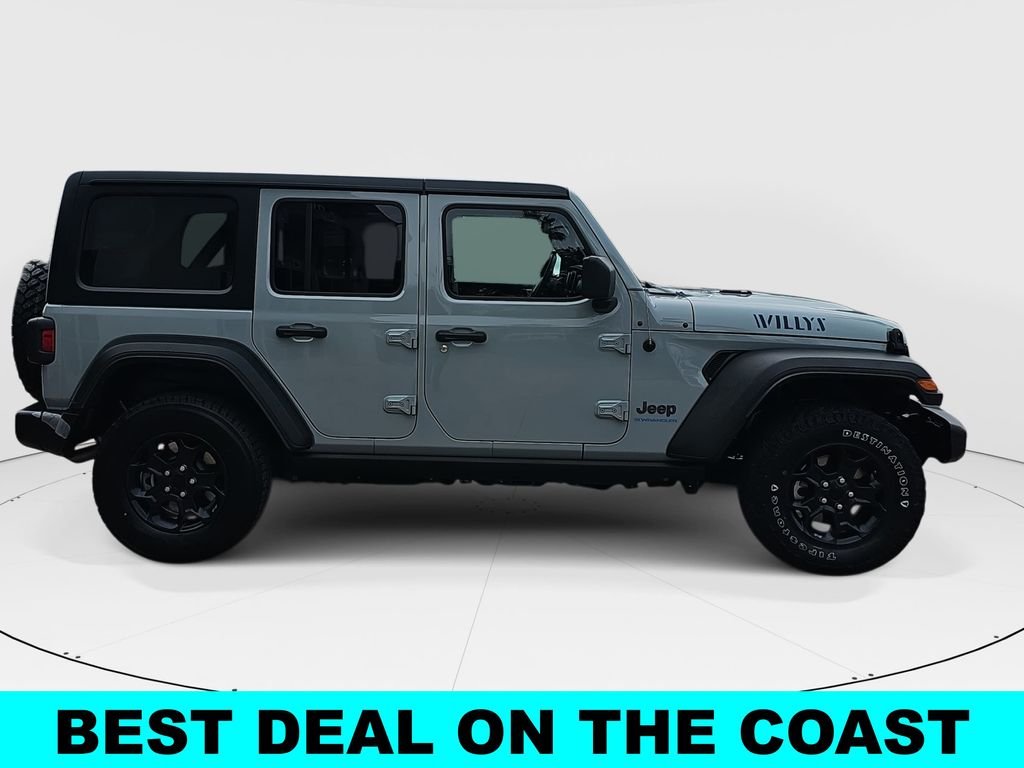 Used 2023 Jeep Wrangler 4xe Willys 4XE with VIN 1C4JJXN61PW684443 for sale in Watsonville, CA