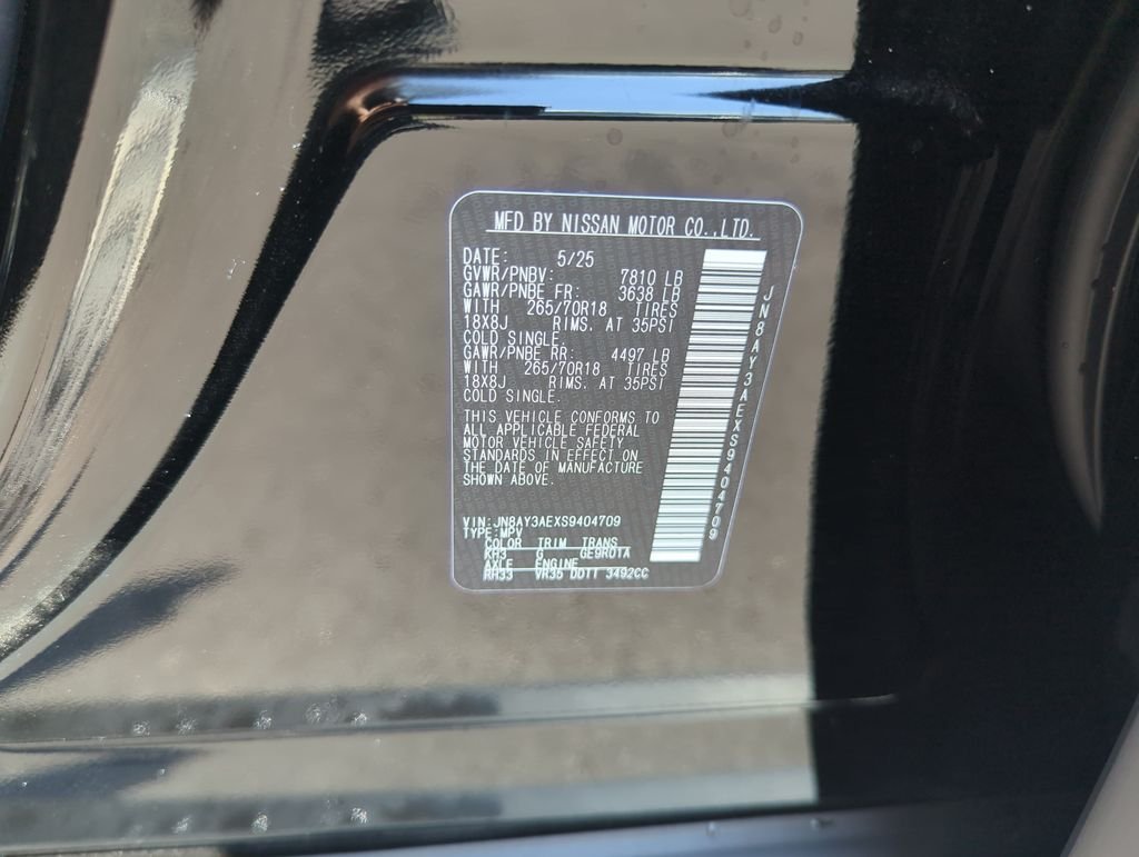 Used 2025 Black Nissan SV image 39