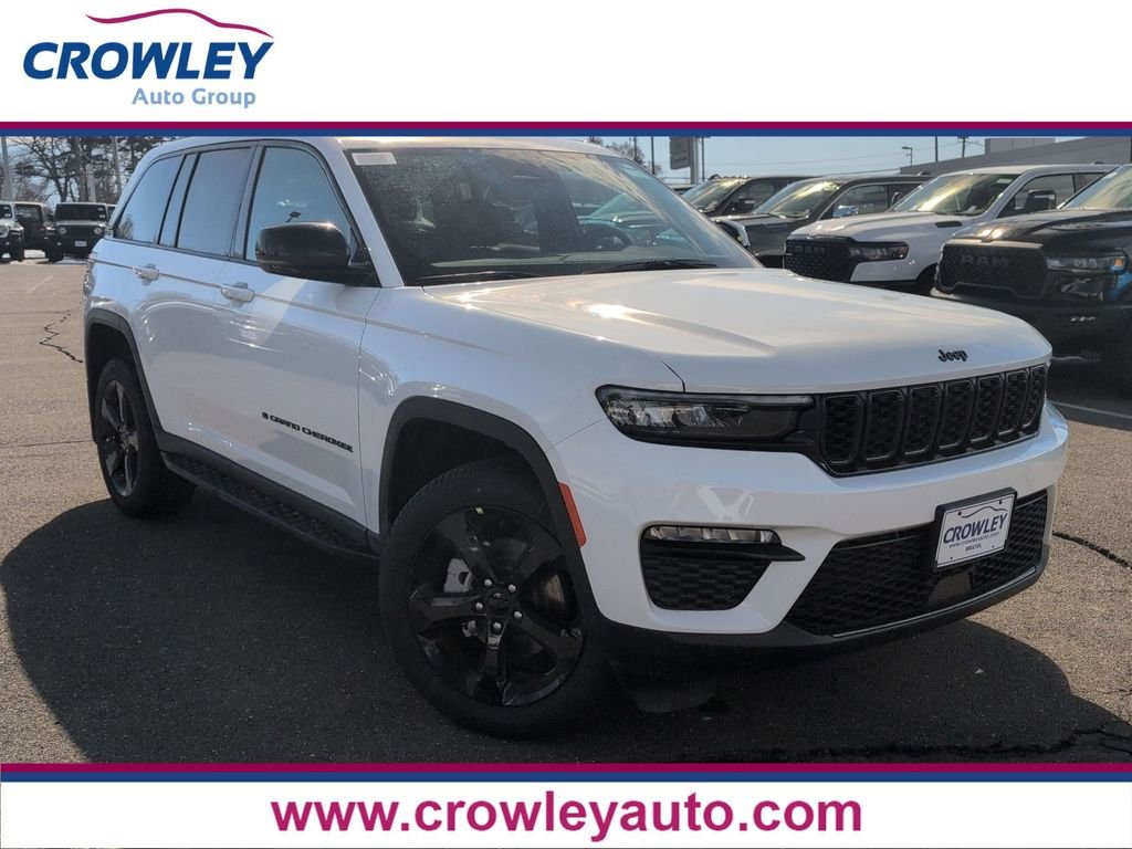 New 2025 Bright White Clear-Coat Exterior Paint Jeep Limited image 1