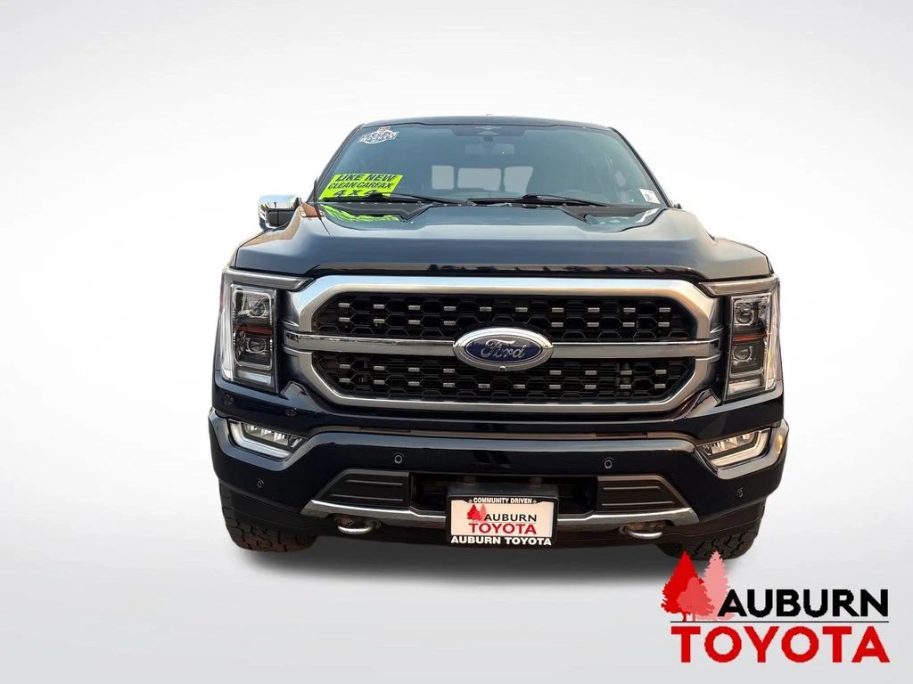 Used 2023 Blue Metallic Ford Platinum image 2