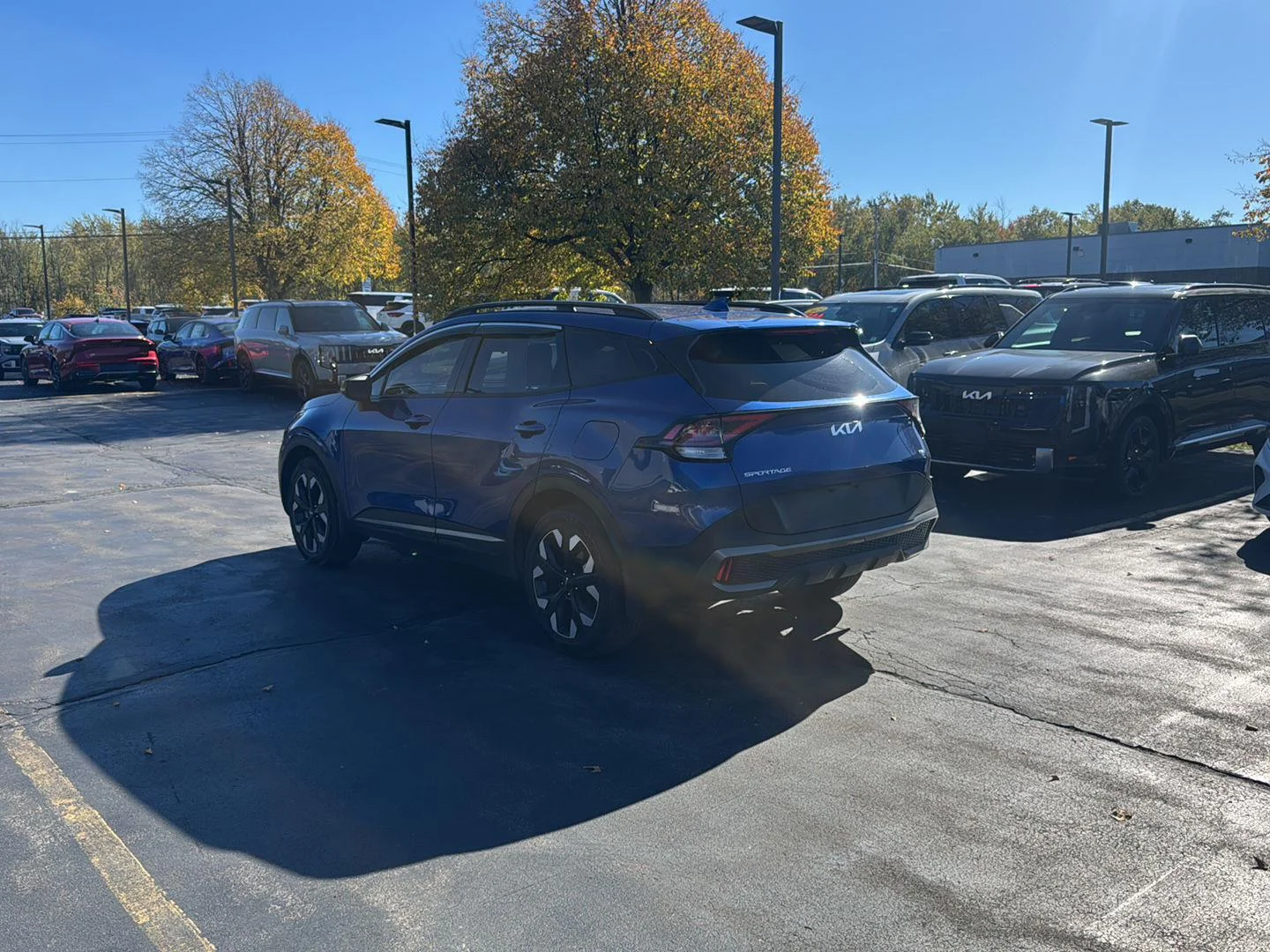 Used 2023 Sapphire Blue Kia X-Line image 7