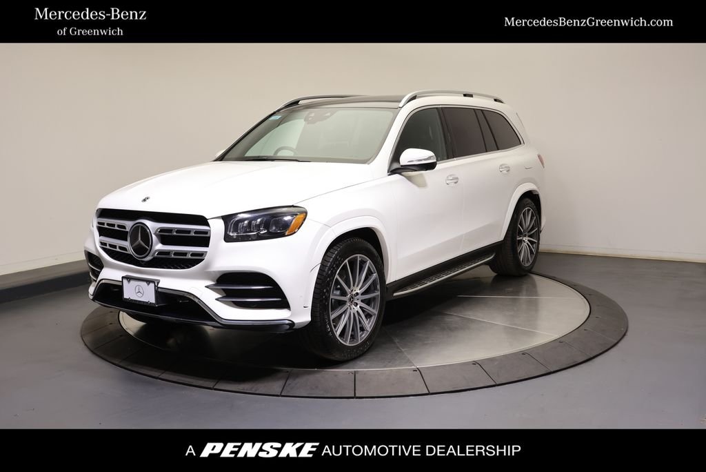 Certified Used 2023 Polar White Mercedes-Benz GLS 450 image 1