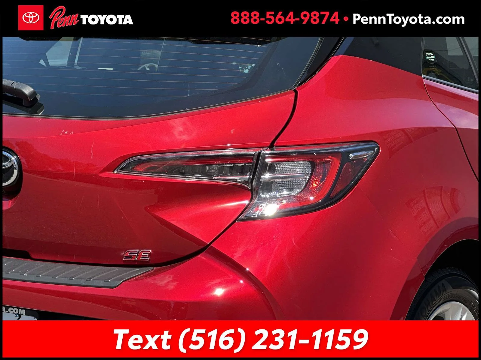 Used 2022 FINISH LINE RED Toyota SE image 12