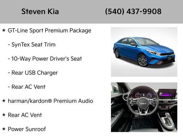 Certified Used 2024 Blue Kia GT-Line image 15