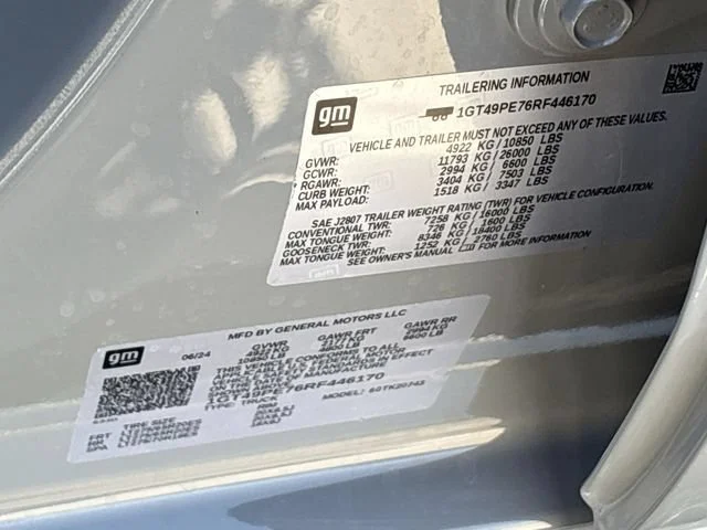 Used 2024 Thunderstorm Gray GMC AT4 image 31