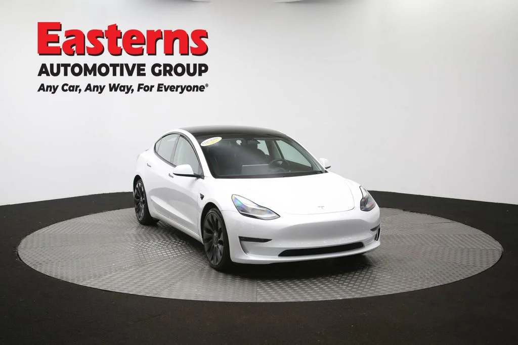 Used 2021 White Tesla Performance image 44