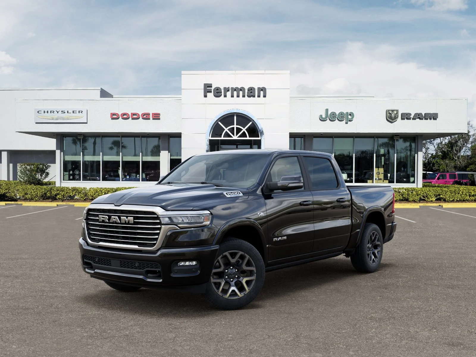 New 2026 Diamond Black Crystal Pearl-Coat Exterior Paint RAM Laramie image 33
