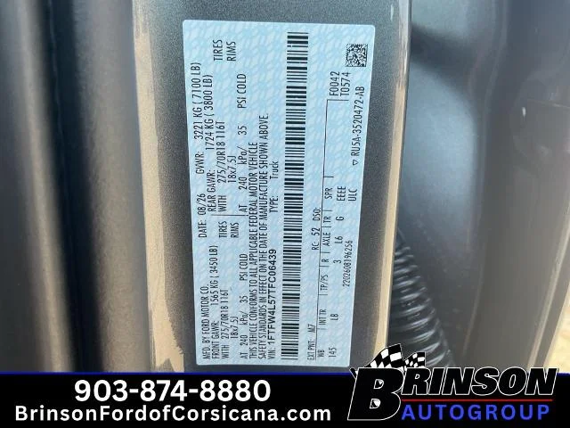 New 2026 Carbonized Gray Metallic Ford Tremor® image 41