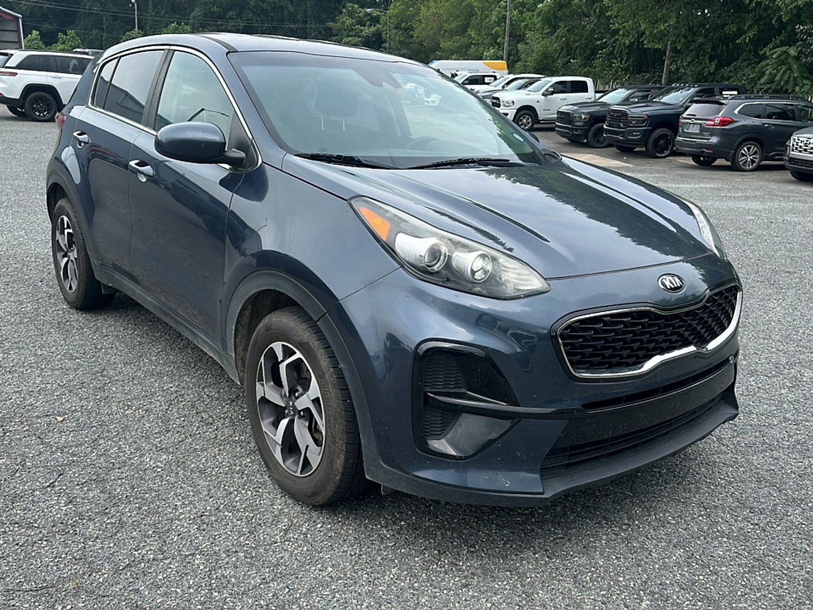 Used 2020 Pacific Blue Kia LX image 7