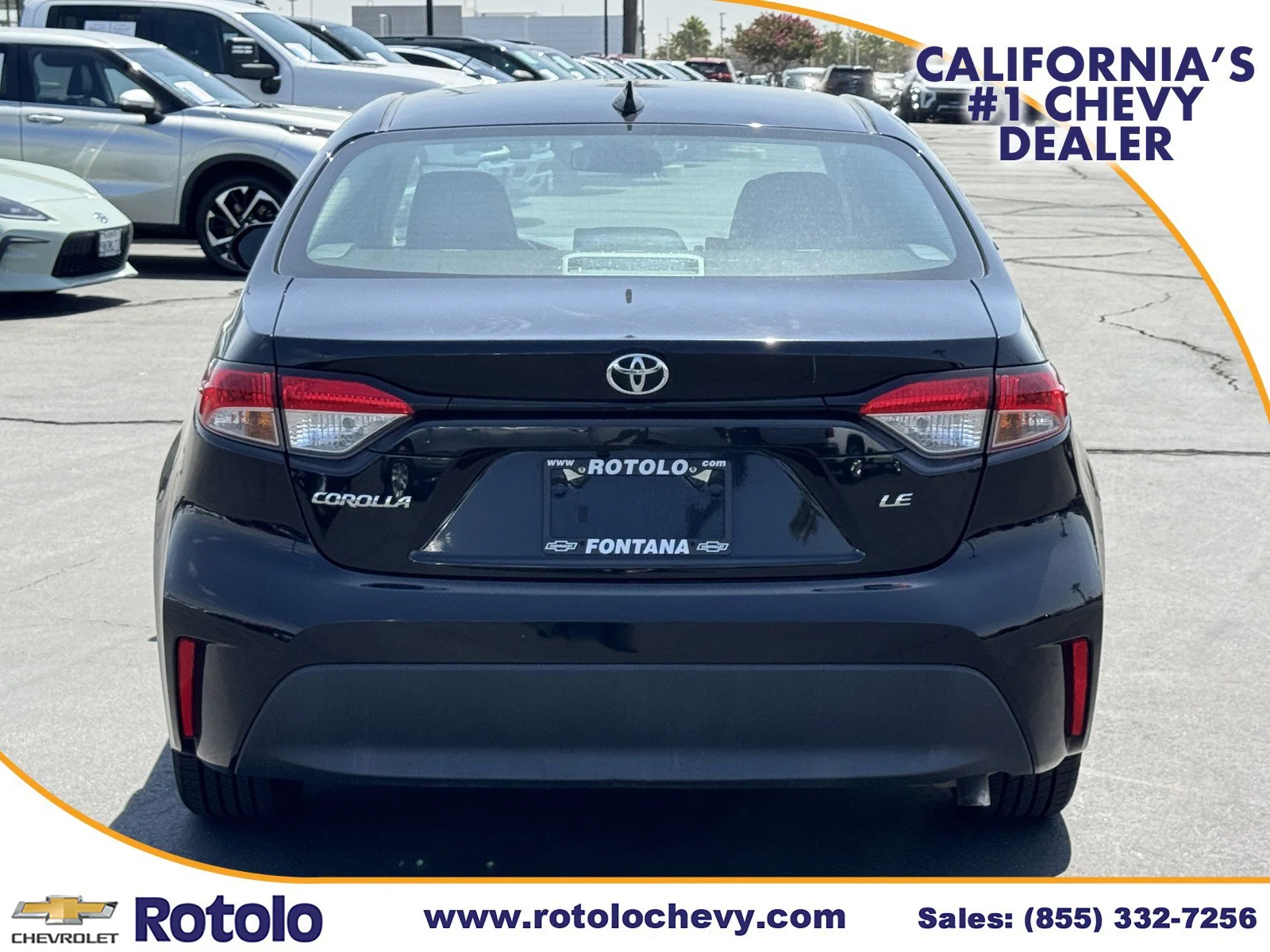 Used 2023 MIDNIGHT BLACK ME Toyota LE image 5