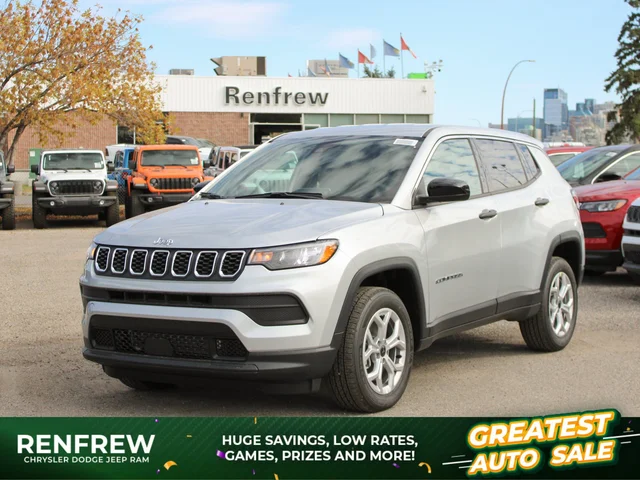 2026 Jeep Compass Sport* 4x4, Turbo, Heated Seats