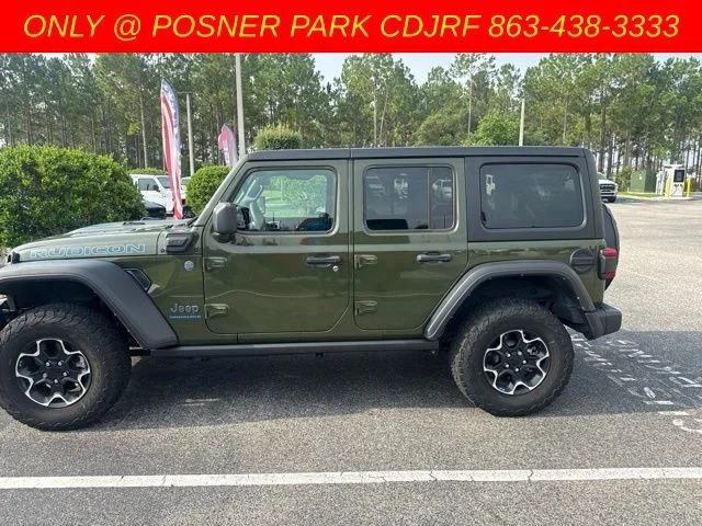 Used 2023 Green Jeep Rubicon 4xe image 1