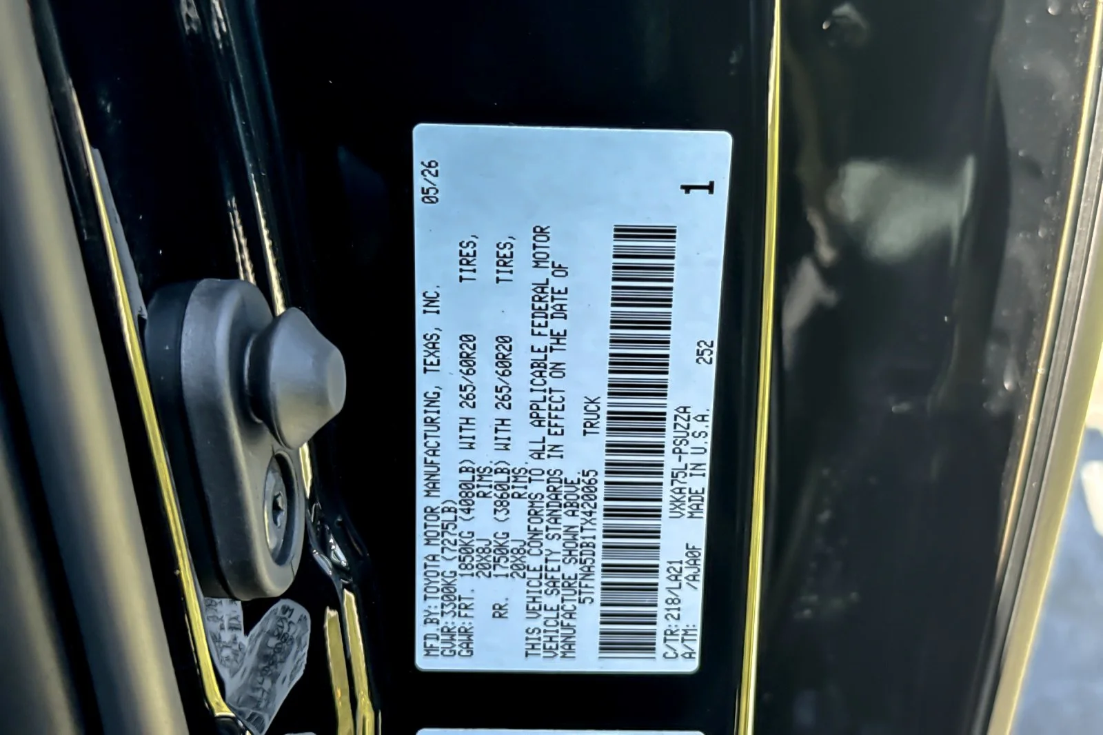 New 2026 Midnight Black Metallic Toyota  Platinum image 26