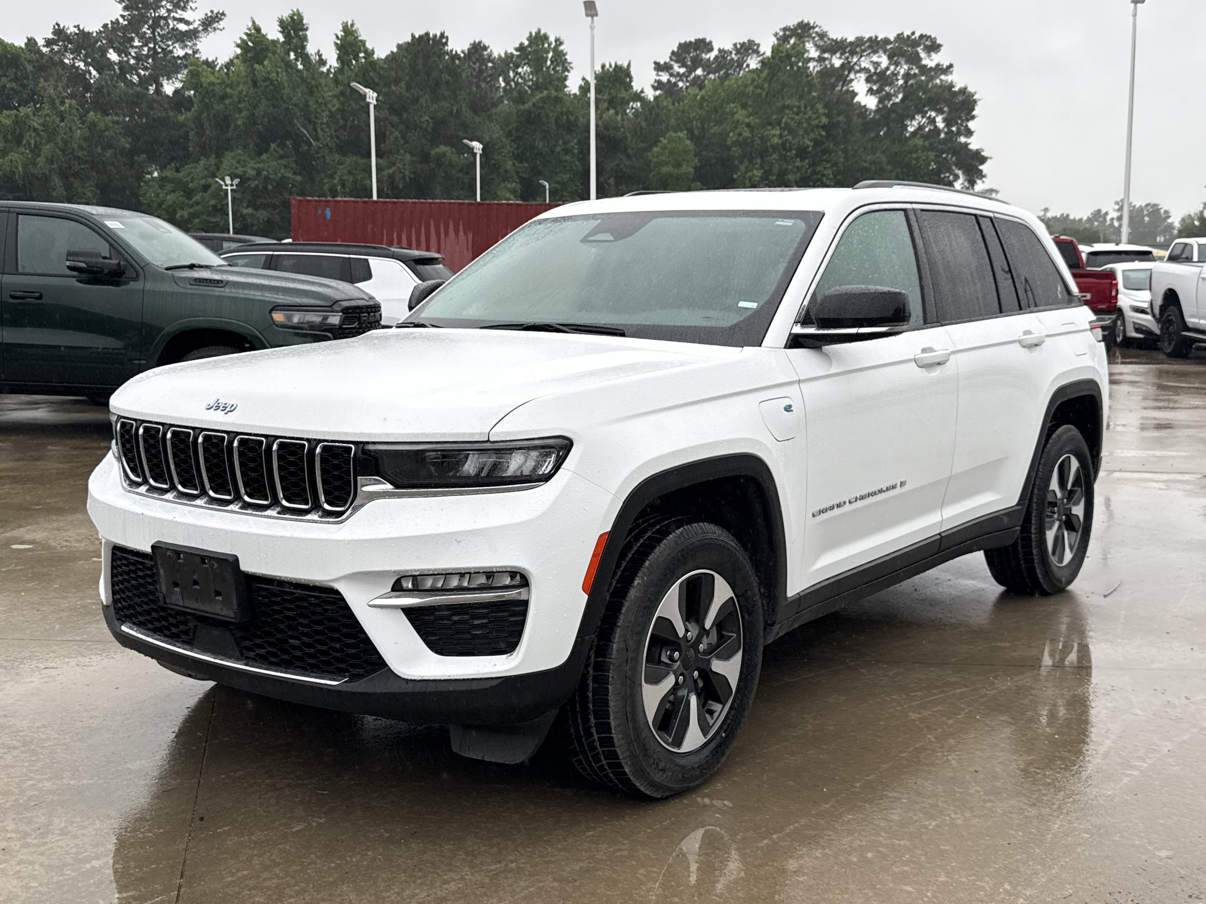 Used 2024 Bright White Clearcoat Jeep 4xe image 8