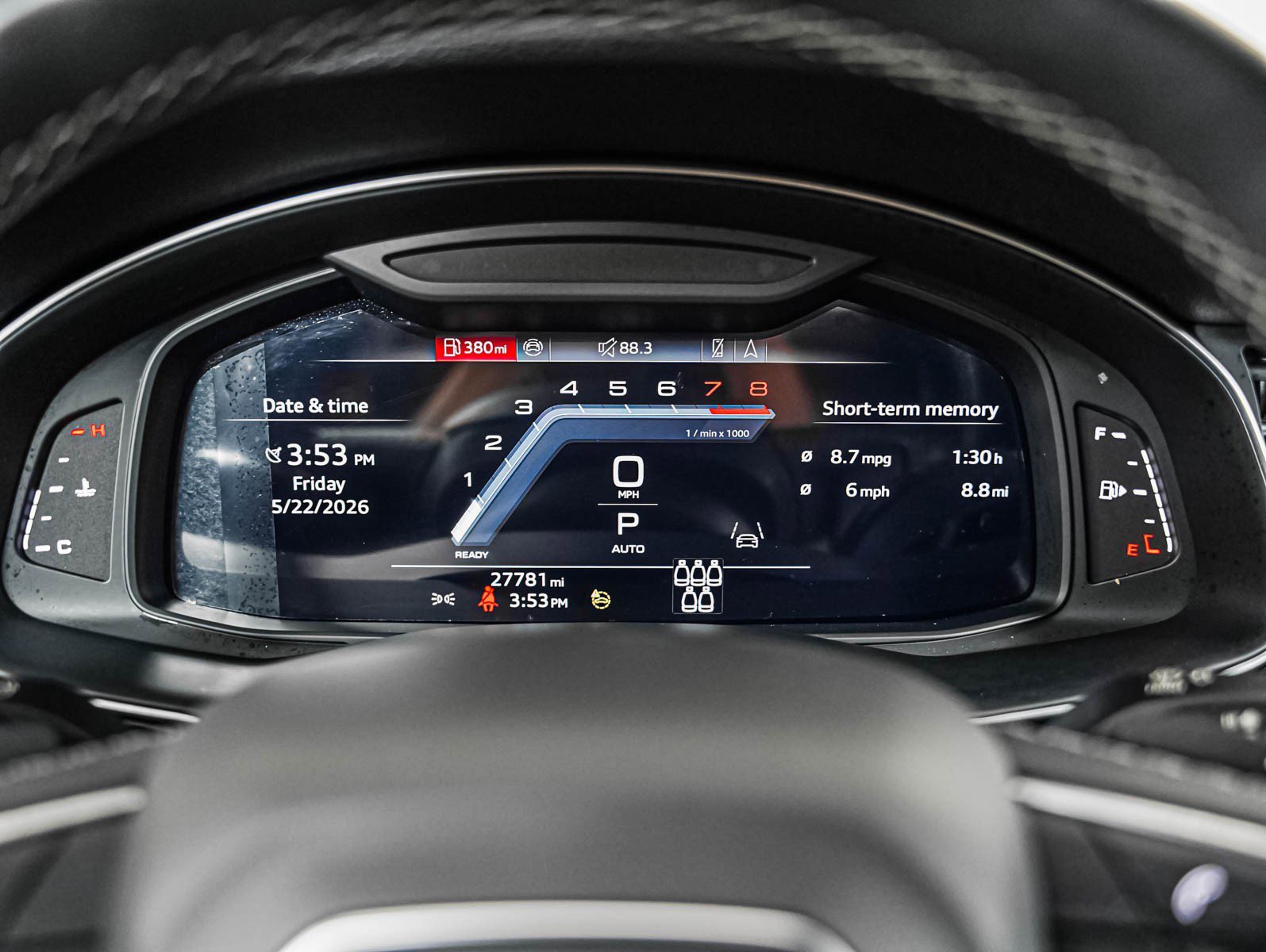 Used 2025 Mythos Black Metallic Audi Premium Plus image 13