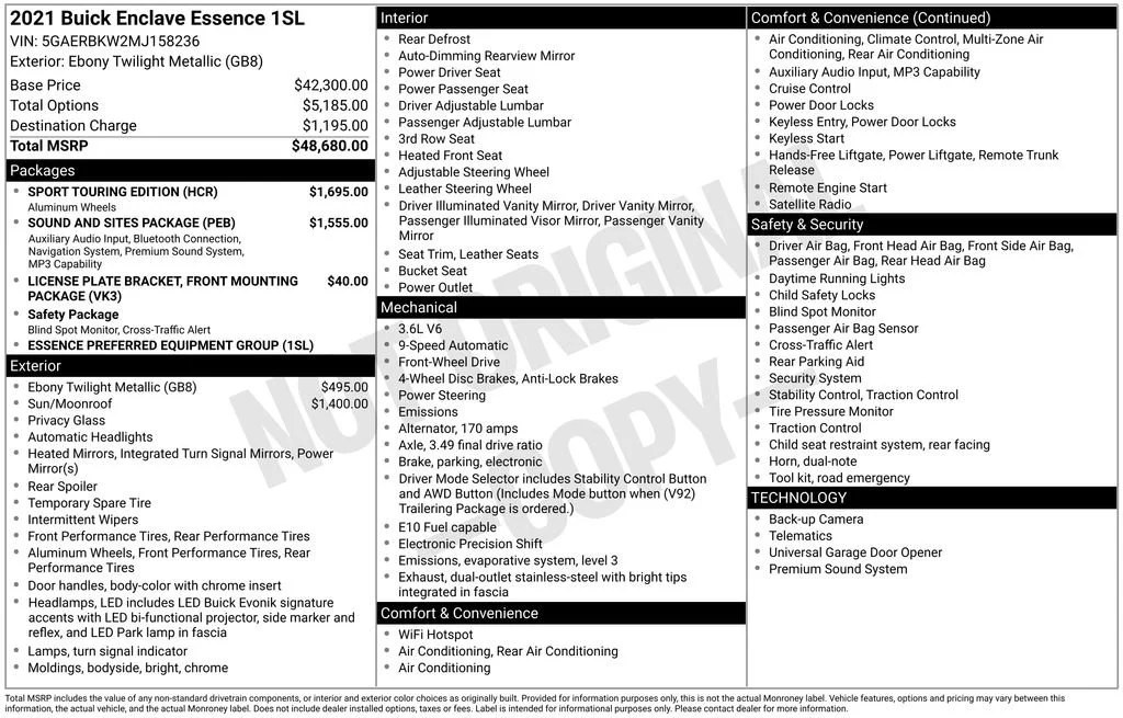 2021 Buick Enclave Essence's photo
