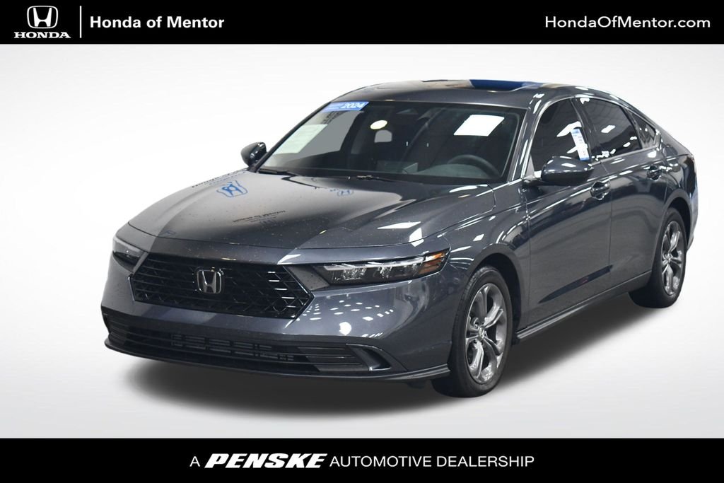 Certified Used 2024 Meteorite Gray Metallic Honda EX image 1
