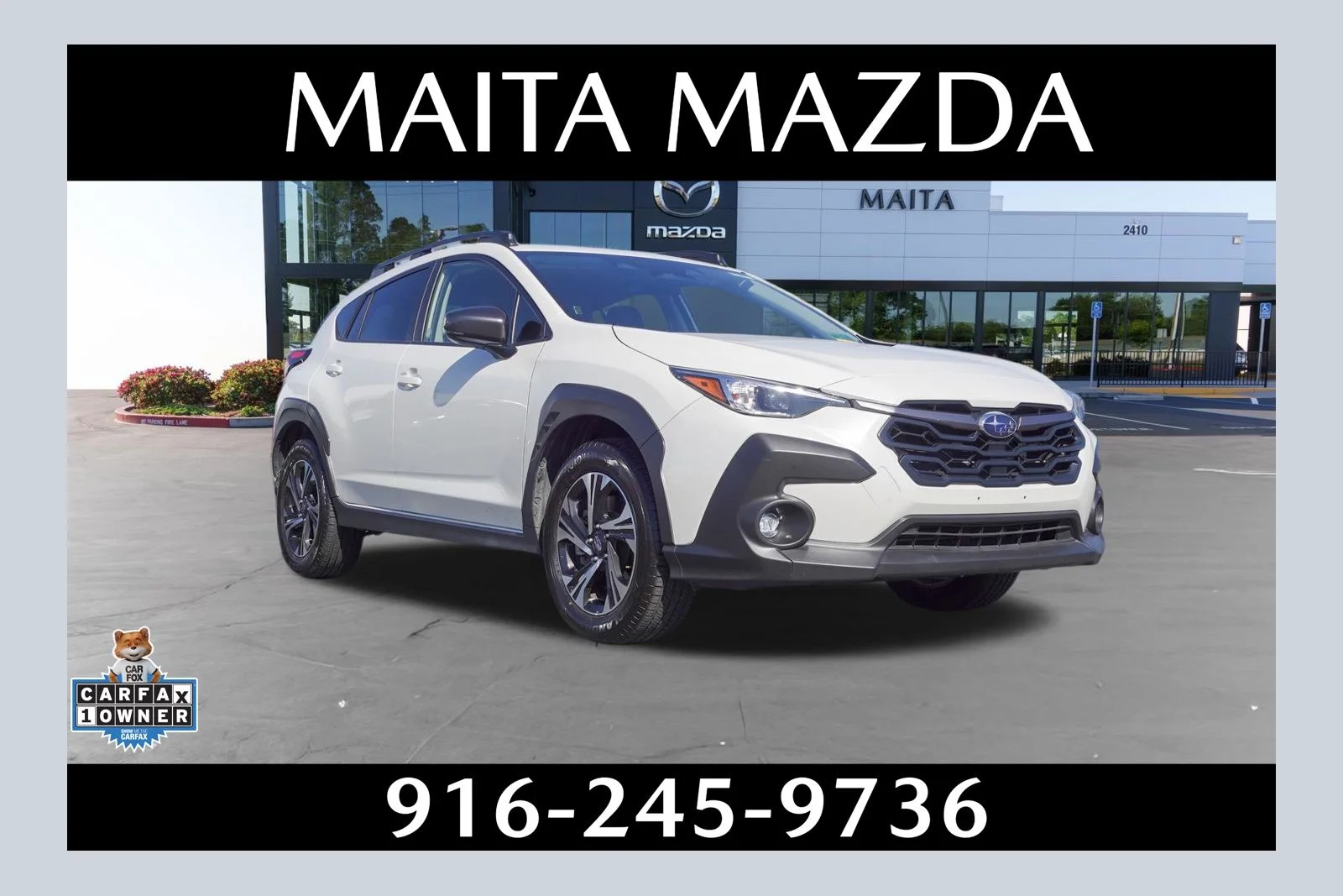 Used 2025 Crystal White Pearl Subaru Premium image 1