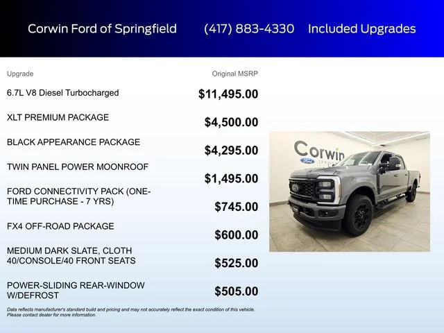 New 2026 Carbonized Gray Metallic Ford F-250® XLT image 5