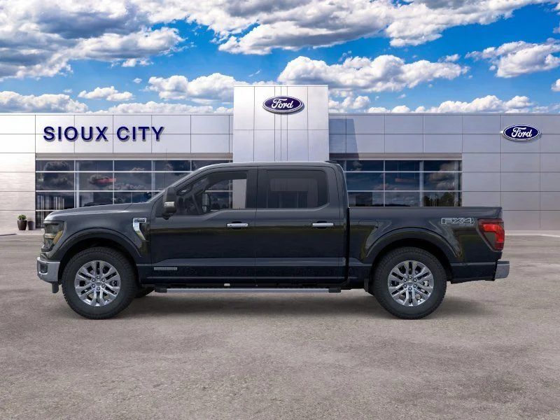 New 2025 Agate Black Metallic Ford XLT image 3