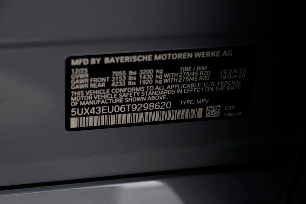 New 2026 Brooklyn Grey Metallic BMW xDrive50e image 24
