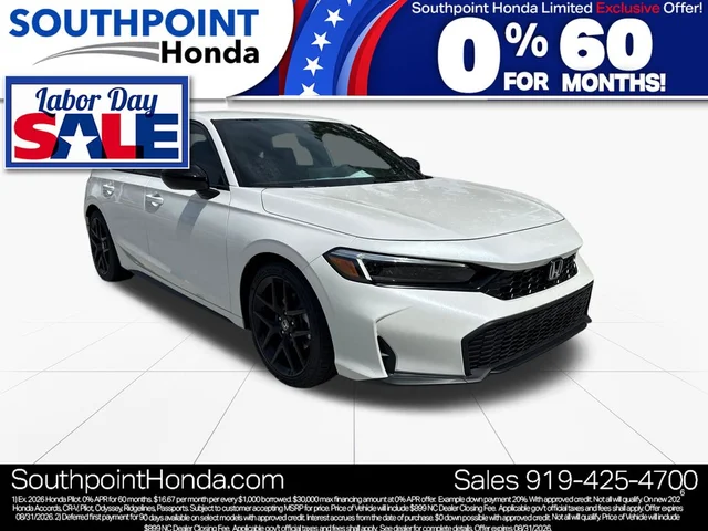 2026 Honda Civic Sport