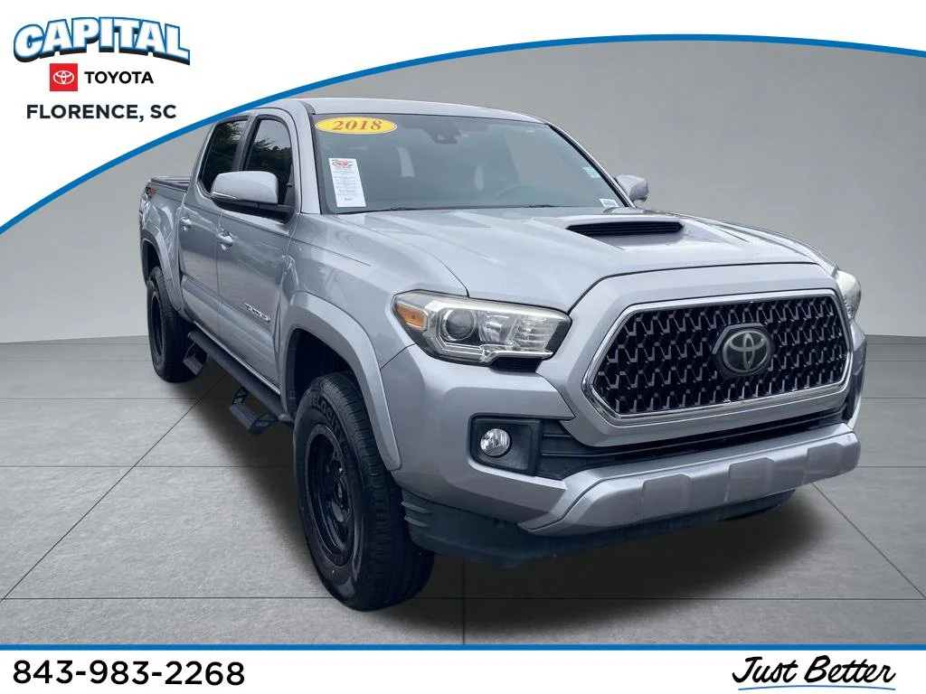 Used 2018 Silver Toyota TRD Sport image 1