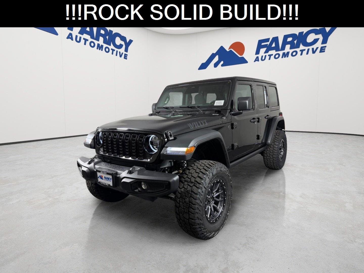 New 2026 Black Clear-Coat Exterior Paint Jeep Willys image 1
