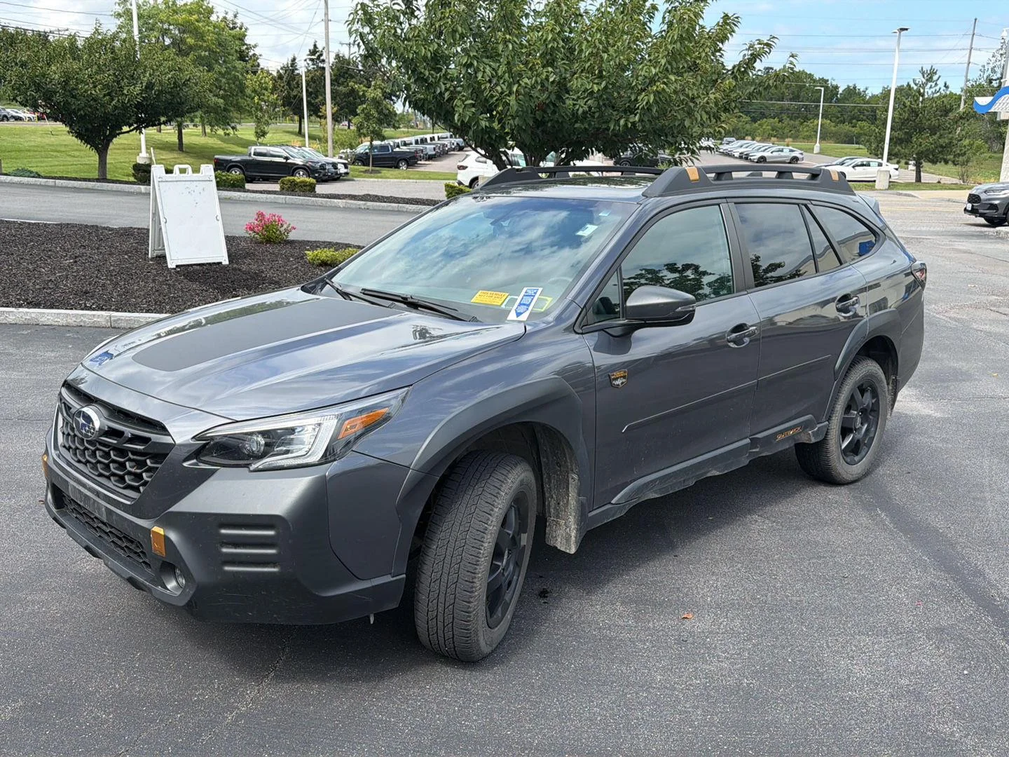Used 2022 Magnetite Gray Metallic Subaru Wilderness image 3