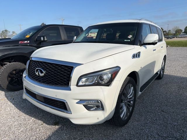 Used 2016 INFINITI QX80 Base with VIN JN8AZ2NE2G9126686 for sale in Crawfordsville, IN