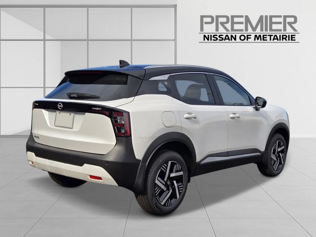New 2026 Aspen White TriCoat / Super Black Two-tone Nissan SV image 5