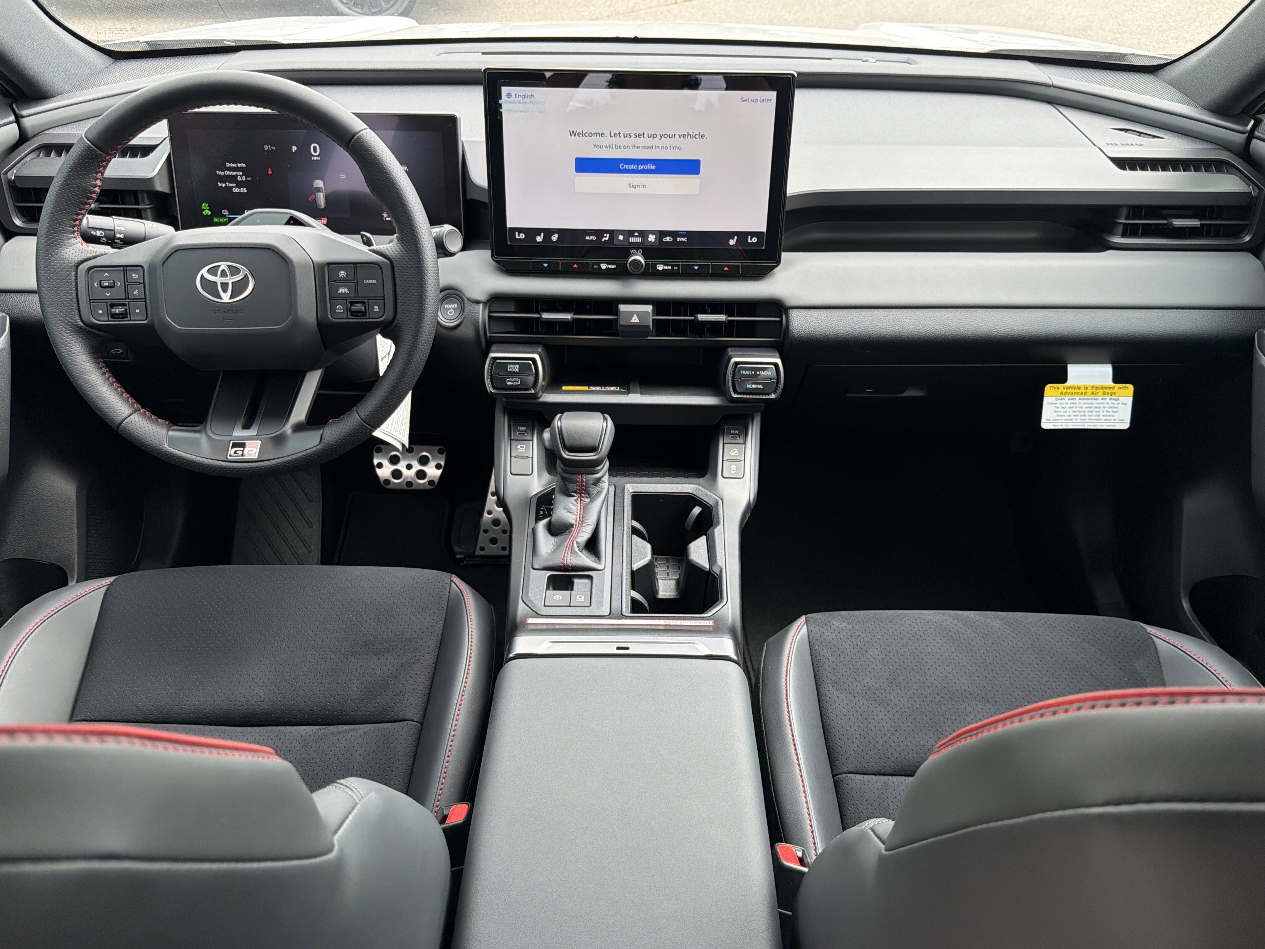 New 2026 Wind Chill Pearl with Midnight Black Metallic roof Toyota GR SPORT image 21