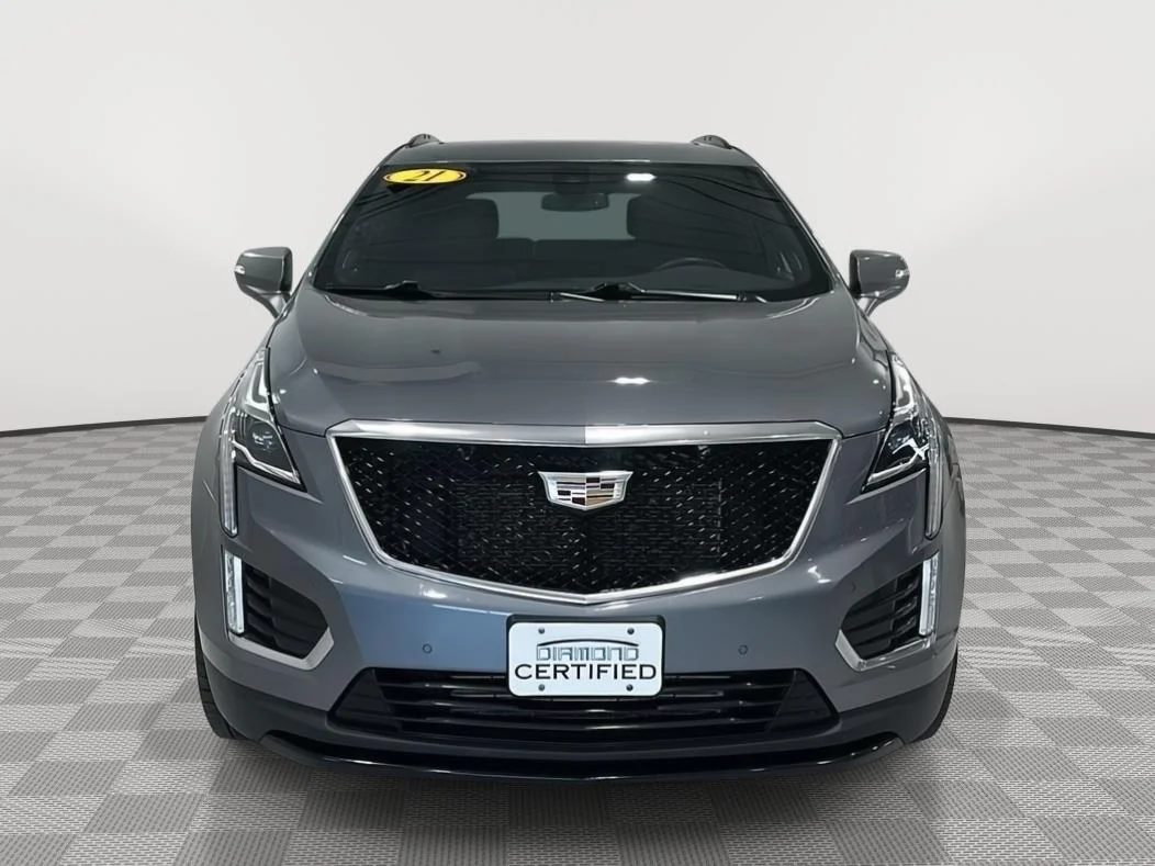 Used 2021 SATIN STEEL METALLIC Cadillac AWD Sport image 8