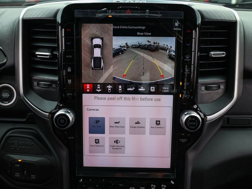 New 2026 Bright White Clear-Coat Exterior Paint RAM Big Horn Night Edition image 28