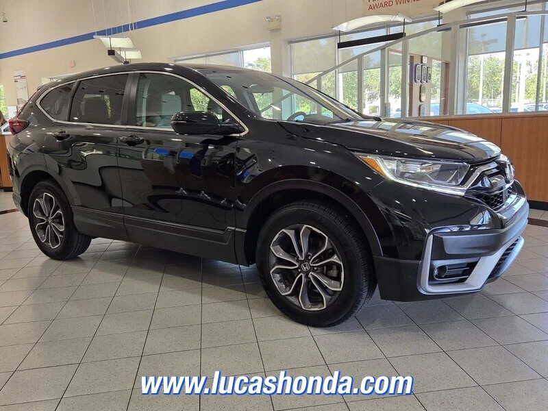 Used 2022 Black Honda EX AWD image 3