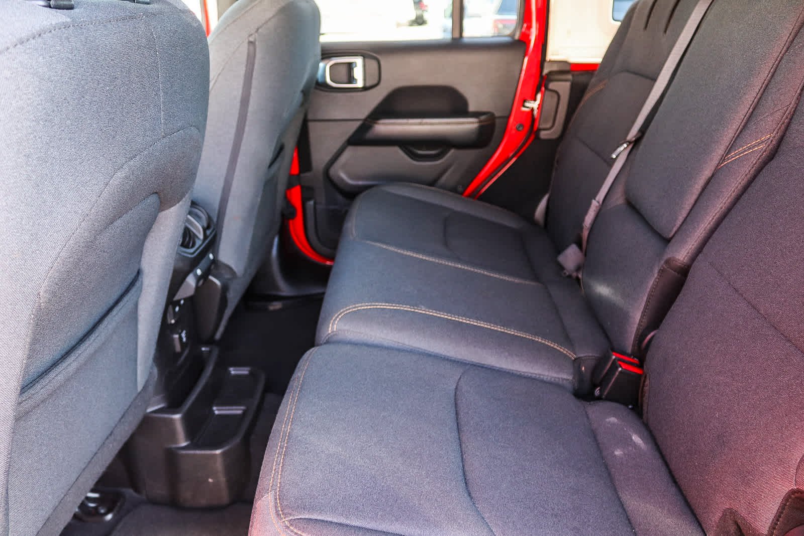 Used 2024 Firecracker Red Clearcoat Jeep Sahara image 18