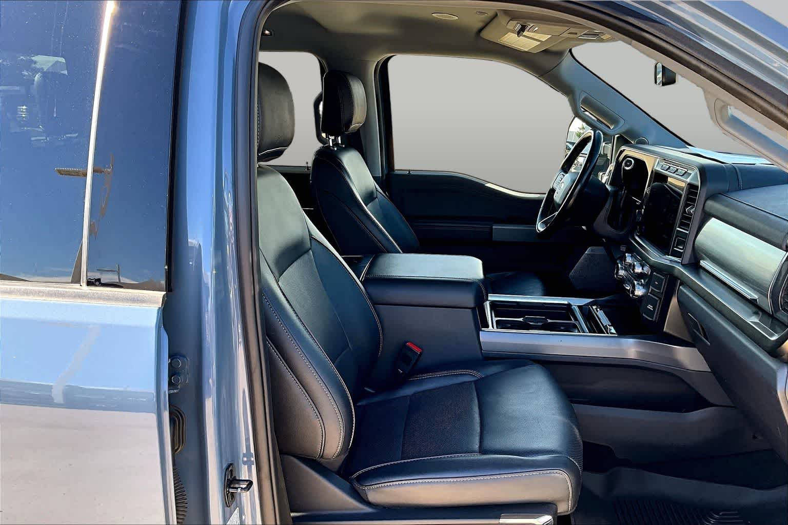 Used 2023 Azure Gray Metallic Tri-Coat Ford LARIAT image 10