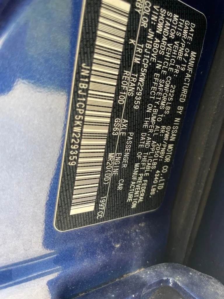 Used 2019 Caspian Blue Nissan SV image 14