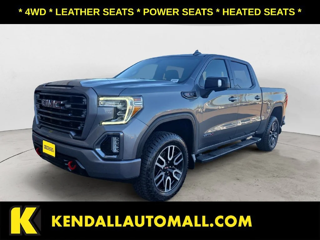 Used 2021 Satin Steel Metallic GMC AT4 image 1