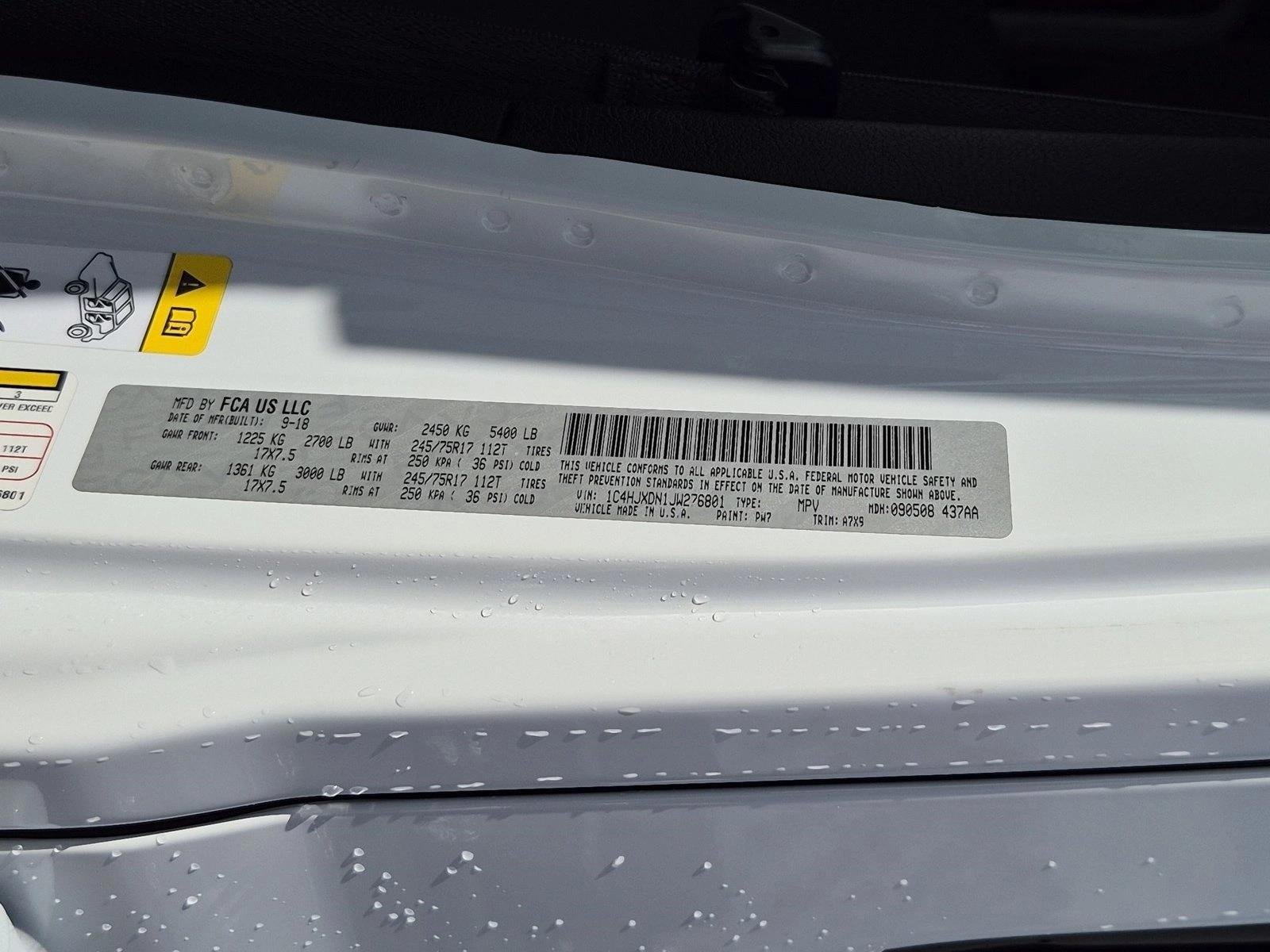Used 2018 Bright White Clearcoat Jeep Sport S image 14